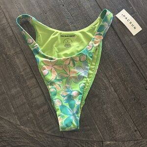 PACSUN BIKINI BOTTOM NWT SIZE SMALL TROPICAL BUNDLE2SAVE